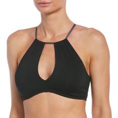 Nike Swimwear Nike Women's Lace-Up Back Top, Large, Black