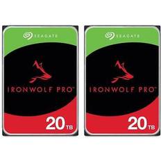 3.5" Discos duros on Black Friday sale Seagate IronWolf Pro 20TB SATA III 3.5&quot Internal NAS Hard Drive, 7200 RPM,2-Pack