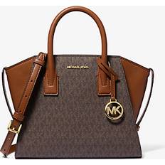 Bags Michael Kors Avril Small Logo And Leather Satchel