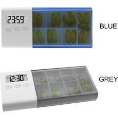 Hälsovårdsprodukter Tomtop Jms Dust-proof Separated Pill Organizer Pill Box Case Electronic Timer Alarm Clock Reminder Medicine