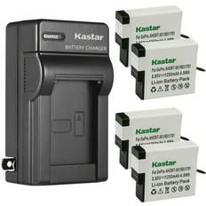 Kastar 4-Pack Battery and AC Wall Charger Replacement for Gopro HERO Camera Hero 5 Action HERO5 Black Hero 5