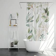 Gold Shower Curtains Shein pc Modern Fresh Style Gradient Color Green