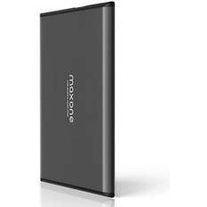 Maxone Maxone 500GB Ultra Slim Portable External Hard Drive HDD USB 3.0 for PC, Mac, Laptop, PS4, Xbox one Charcoal Grey