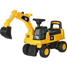 Ride-On Cars on sale Aosom Excavator Ride-on Toy for Kids with Manual Shovel, Yellow Yellow