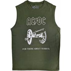 Green - Unisex Tank Tops Shein ACDC Unisex Green Tank Top Let There Be Rock Tour