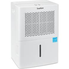 Dehumidifiers Ivation 3,000 Sq. Ft Energy Star Dehumidifier, Large Capacity Compressor De-humidifier for Extra Big Rooms and Basements w/ Continuous Drain Hose Connector, Humidity Control, Auto Shutoff and Restart