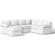 Birch Lane Bircham White Sofa 116" 3pcs 6 Seater