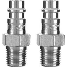 Plumbing FlexZilla Legacy A53440FZ-2PK Pro High Flow Plug, 1/4" MNPT, 1/4" Body, 2-Pack