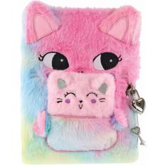 Tinka Diary Plush Cat Dagbok Med Lås