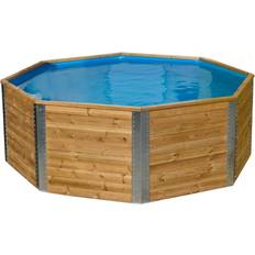 Pools Weka Octagon Wood Pool 593 Ø3.1x1.16m