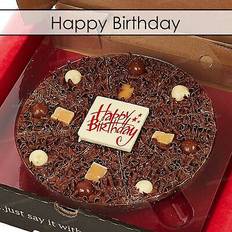 Gourmet chocolate pizza 7 belgian milk choc gift present filler