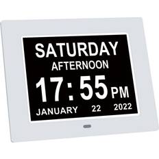 Gacloz Display Dementia Digital Alarm Clock/Calendar Medication Reminder