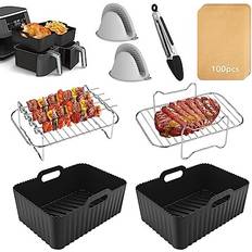Ifsecond Air Fryer Accessories, Set Ninja Dual AF300UK