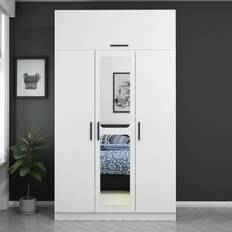 Fruitland Garderobe Med Spejl Garderobeskab