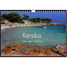 Bürobedarf Calvendo Corsica Island Of Rugged Beauty Wall Calendar 2025 A4