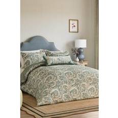 Sanderson 'Tilia Lime' Cotton Duvet Cover Turquoise, Green