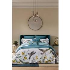 Hemtextil Ted Baker 'Botanical Birds' Cotton Duvet Cover Multicolour, White