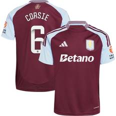 adidas Aston Villa WSL Home Shirt 2024-25 with Corsie 6 Printing