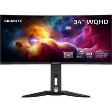 3440x1440 (UltraWide) Monitors Gigabyte MO34WQC2 US 34' QD-OLED