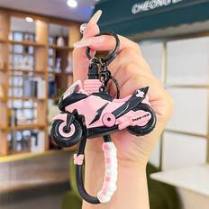 Wallets & Key Holders Shein Wholesale Motorcycle Doll Keychain Creative Cartoon Pendant Cute Keyring Key Holder