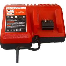 Teetok 14-18V Rapid Charger M14-18C For Milwaukee M12 M18 48-11-1850 Battery