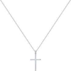 Silver cross necklace Belk Cross Pendant Necklace - Silver