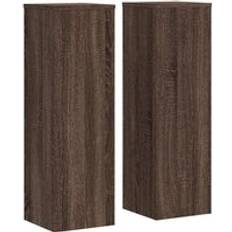VidaXL Planters Accessories vidaXL Plant Stand 2pcs Brown Engineered Wood