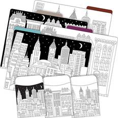 BARKER CREEK Color Me Folder & Pocket Tab, Letter 42/Set 4414