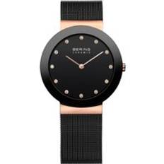 Bering Watches Bering Ceramic Black Mesh Ladies