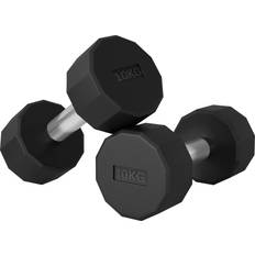 Push Up Bars 2 x 10 kg Svart
