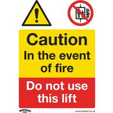 Worksafe SS43V1 Safety Sign Caution Do Not Use Lift