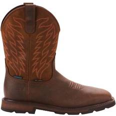 Ariat Men's Groundbreaker Waterproof Steel Toe Boots Brown 10.5EE