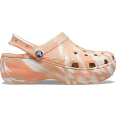 Crocs Classic Platform Marbled Clog - Chai/Multi