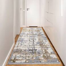 Polypropylen Mattor Trademax Naveena Beige, Grå 120x400cm