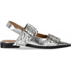 Dame - Polyuretan Lave sko Ganni Feminine - Silver