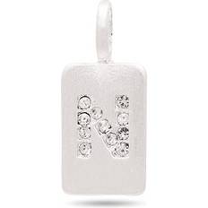 Pilgrim Transparent Berlocker & Hängen Pilgrim CHARM krystal vedh�ng, s�lvbelagt