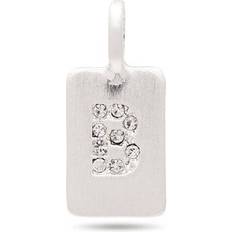 Pilgrim Transparent Berlocker & Hängen Pilgrim CHARM krystal vedh�ng, s�lvbelagt