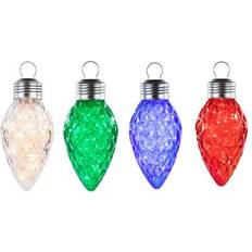 Northlight 4 Count Giant C9 Faceted Twinkle Christmas Lights Christmas Lighting