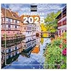 Finocam Bebilderter Wandkalender International 2025 Monatsansicht Januar 2025