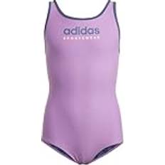 Lila Badeanzüge adidas Sportswear U-Back Badeanzug Mädchen AFAL prepur/prloin Lila