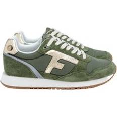 Faguo Sneakers für Damen Syn Woven Suede Vert