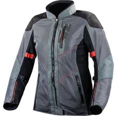 LS2 Blousons de moto LS2 Alba Veste textile de moto pour femmes, noir-gris, taille Femme