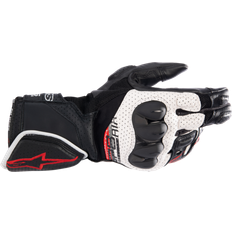 Red Motorcycle Gloves Alpinestars sp-8 v3 air motorcycle motorbike leather gloves black/white/red