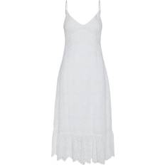 Slip Dresses - White Pieces Pcvilde Sleeveless Dress
