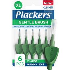 Plackers Mellanrumsborstar Plackers Gentle Brush 0.8mm 6-pack