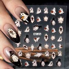 Shein Halloween D Ghost Cartoon Nail Art Stickers Nail Stickers vacker Nail