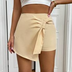 Shein Womens Solid Color Casual Summer Shorts For Daily Wear