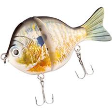 E Fishing Lures Hard Plastic Two-section Jointed Fishing Lures 9cm Sinking Bluegill Swimbait Glide Bait Crankbait Wobbler Bass Pike Tackle