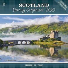 Carousel Calendars Scotland Family Organiser Planner Wall Calendar 2025