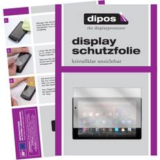 Dipos Displayschutzfolie Crystalclear 2 Stück, Amazon Fire HD 10 2017 Tablet Schutzfolie